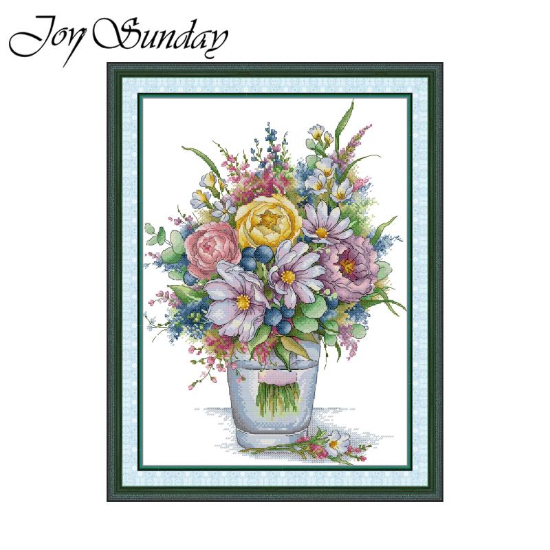 Textile Sewing Patterns - Joy domingo kit de ponto cruz
