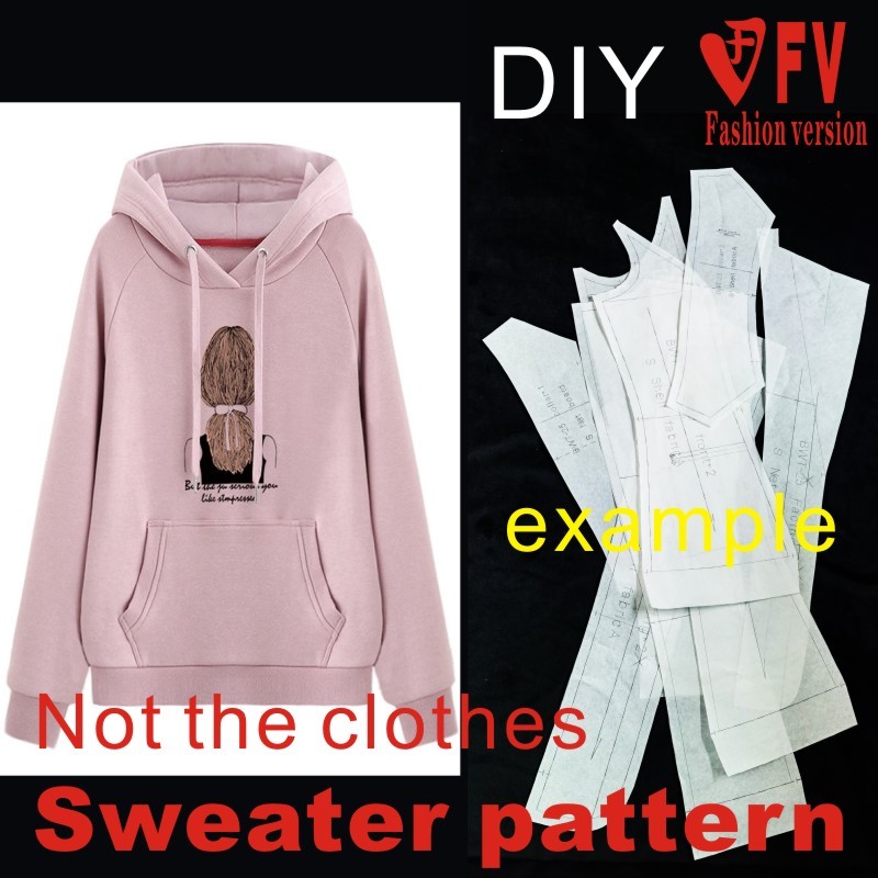 Textile Sewing Patterns - Diy artesanal feminino manga raglan jaqueta