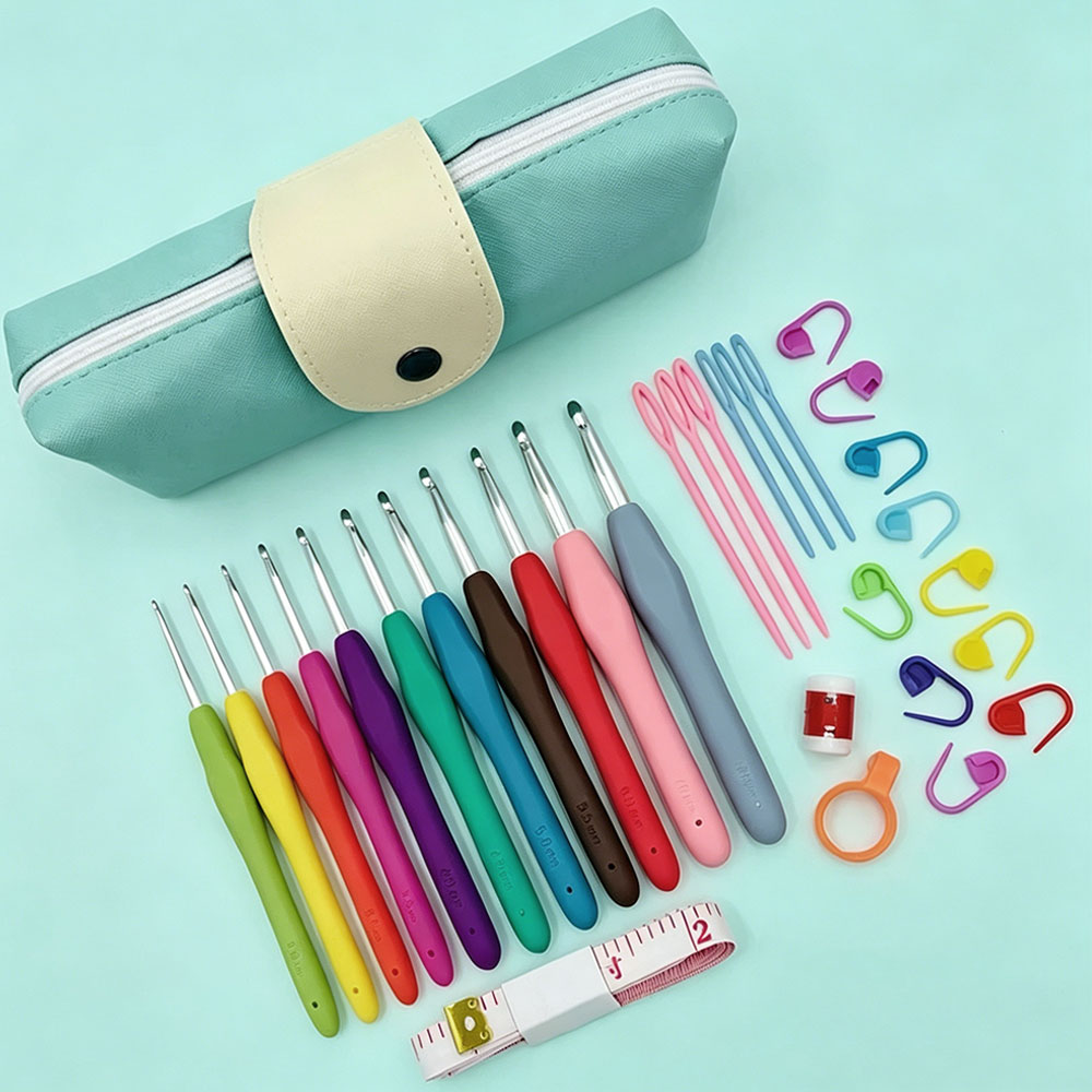 Textile Sewing Kit - Kit de Agulhas de Crochê com