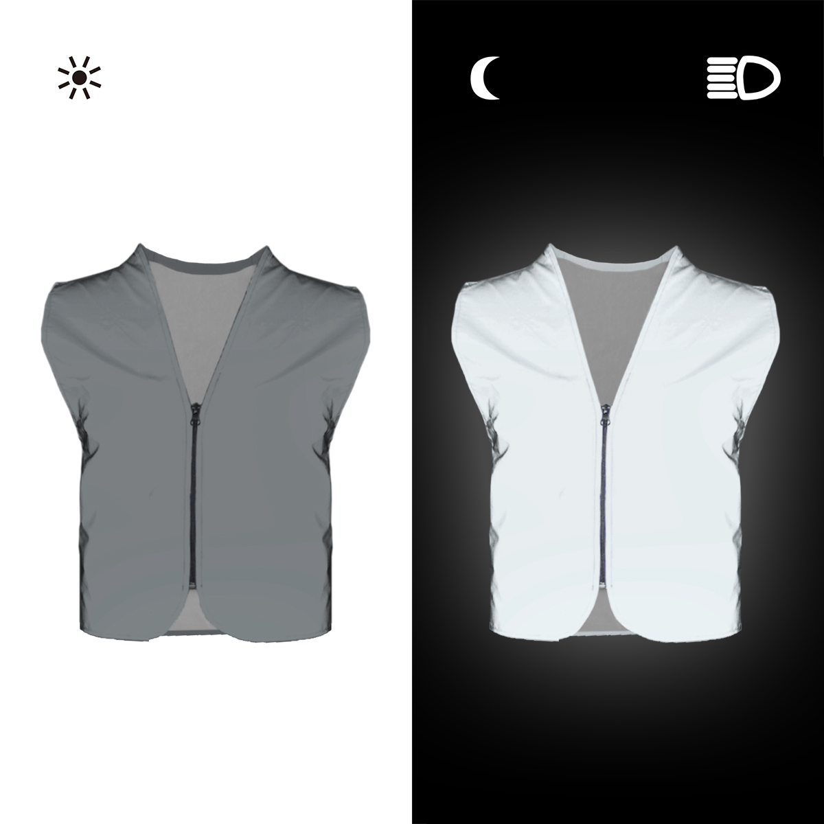 Salzmann Colete refletivo Cole - Invisible Zip Fastener avaliação e preço