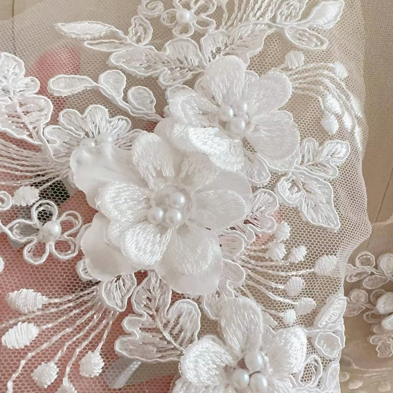 2PCS=1Par, Renda de Pérolas co - Sewing Garments avaliação e preço