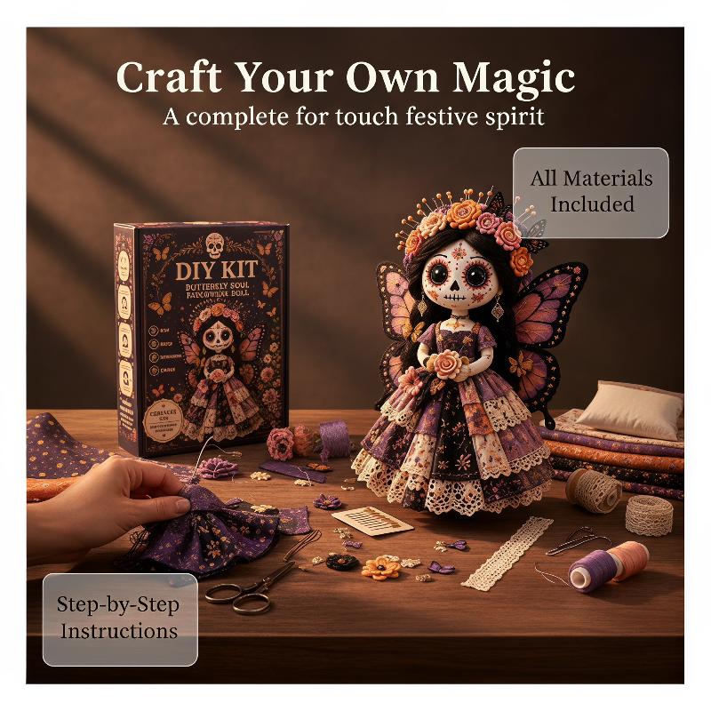 Novo Kit DIY de Boneca de Reta - Textile Sewing Kit avaliação e preço