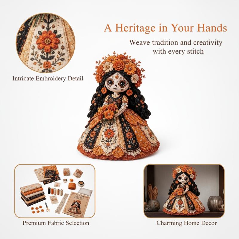 Novo Kit DIY de Boneca de Reta - Textile Sewing Kit avaliação e preço