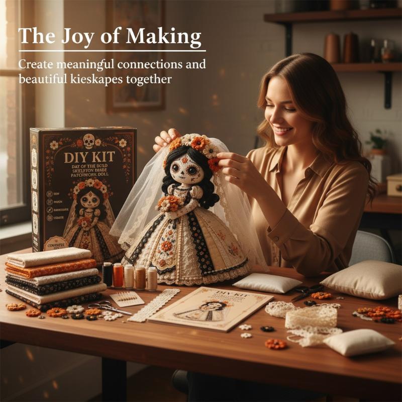 Novo Kit DIY de Boneca de Reta - Textile Sewing Kit avaliação e preço