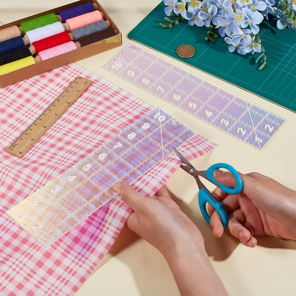 2 pçs acolchoado modelo acríli - Textile Sewing Patterns avaliação e preço