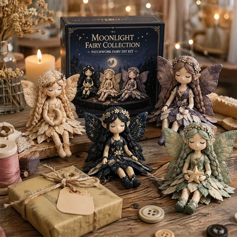 Kit de Costura Patchwork Fada  - Textile Sewing Kit avaliação e preço
