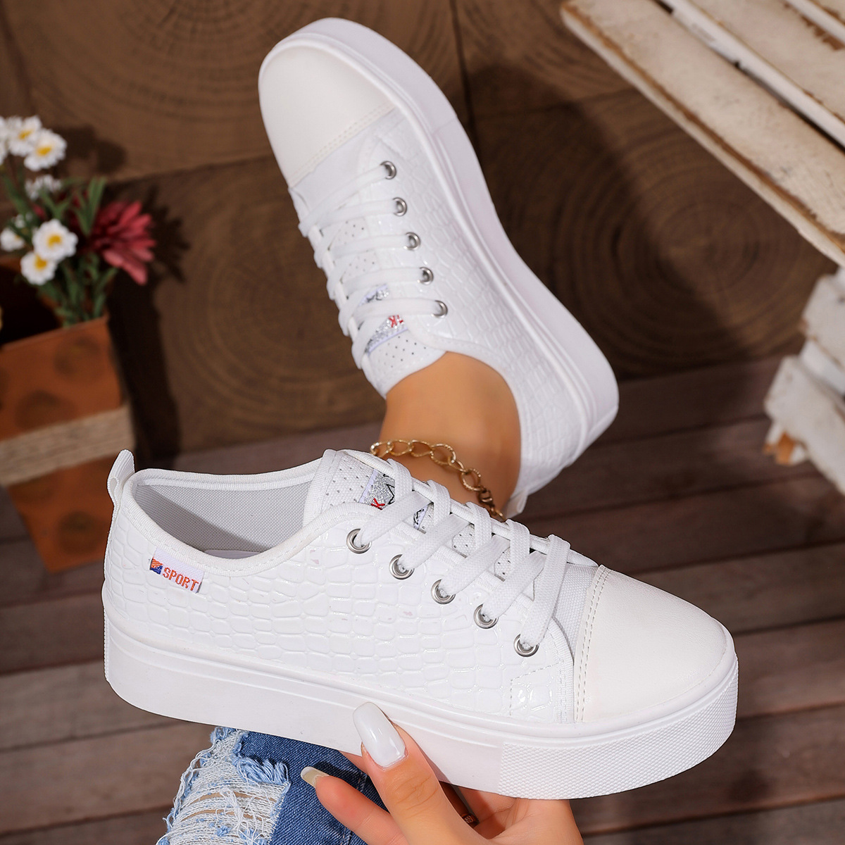 Novos sapatos únicos casuais p - Sewing New avaliação e preço