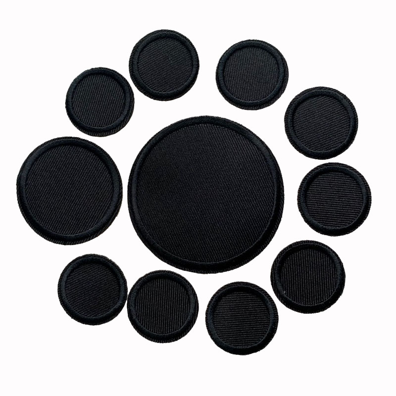 5 pçs remendos redondos pretos - Velcro Sew On avaliação e preço