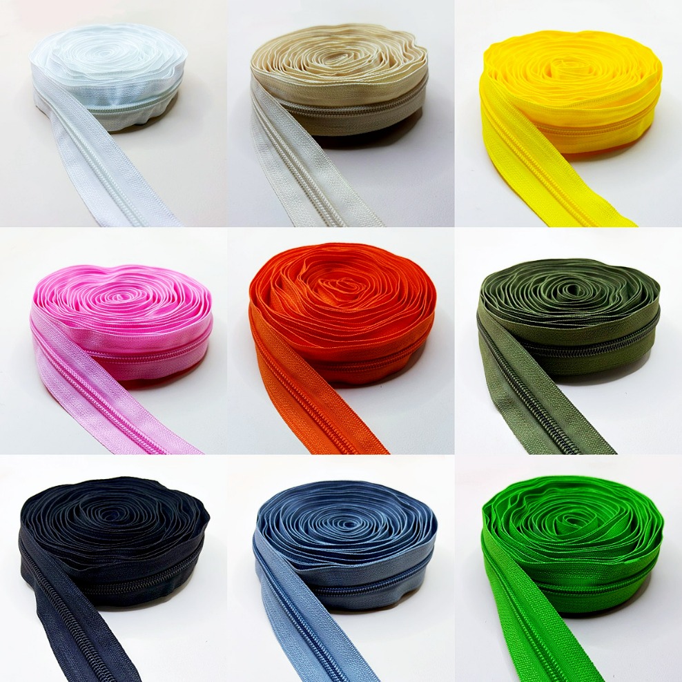 5/10/50M 5 #   Fita de Zíper d - Textile Sewing Factory avaliação e preço