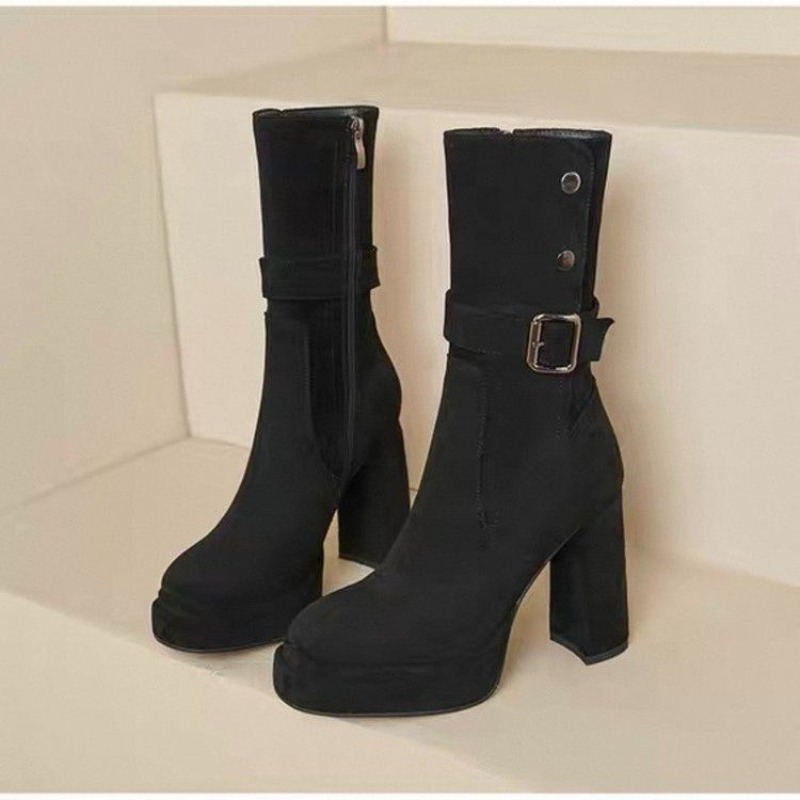 Mais Vendido: Botas Femininas  - Sewing Nylon avaliação e preço