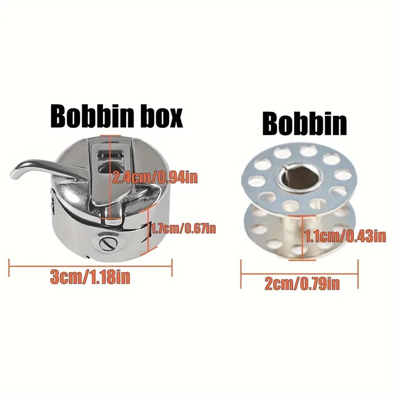 Caixa de bobina e bobinas de m - Textile Sewing Kit avaliação e preço