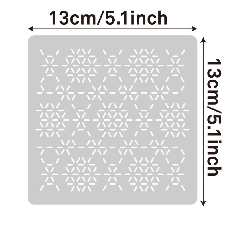 Conjunto de Estênceis para Bor - Textile Sewing Patterns avaliação e preço