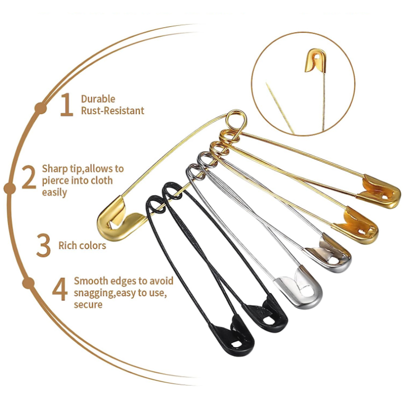10-100p 22/28/38/45/54mm prata - Textile Sewing Kit avaliação e preço