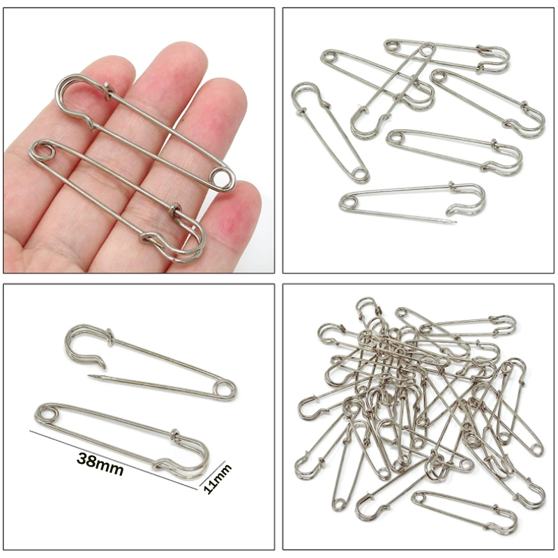 10-100p 22/28/38/45/54mm prata - Textile Sewing Kit avaliação e preço